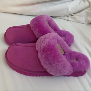 UGG, youth size 6, pink slippers
